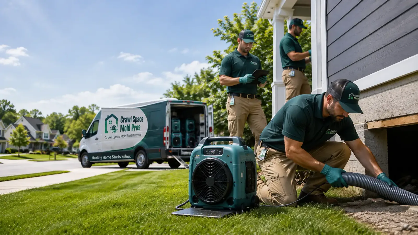 Crawl Space Mold Removal in Walton, KS